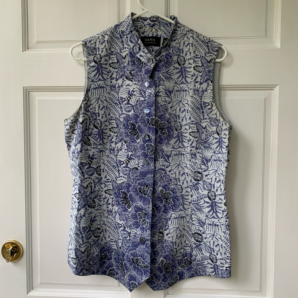 Dana Buchman Silk Sleeveless Top size 16